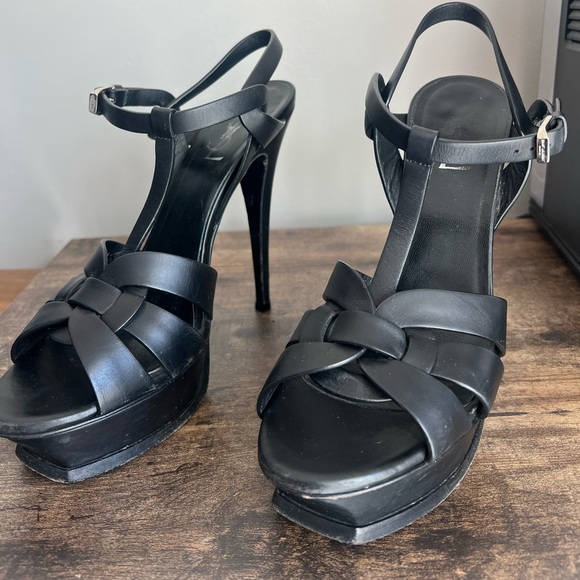 Saint Laurent Tribute Sandals - a bit worn but great deal. - Picture 2 of 12